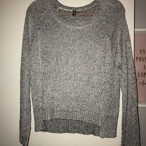 Metallic Pullover Sweater